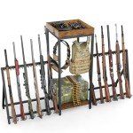 Heavy Duty Rifle Rack with Tactical Gear Storage