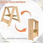 Wooden 12-Slot Gun Rack Stand with Pistol Storage