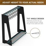 Wooden Free Standing Gun Rack for 9 Rifles