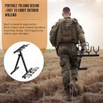 Portable Folding Gun Rack for Shooting & Hunting