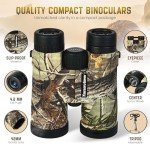 High-Powered 10X42 Compact Binoculars for Hunting