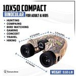 10x50 High-Powered Binoculars for Outdoor Adventures