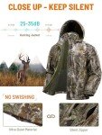 Men's Camo Fleece Hunting Jacket with Hood