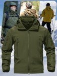 TACVASEN Men’s Waterproof Tactical Snowboard Jacket