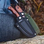 Maxam Fixed Blade Hunting Knife Set – 2-Piece
