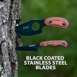 Maxam Fixed Blade Hunting Knife Set – 2-Piece