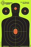 Fluorescent Splatter Targets - Silhouette (10 Pack)