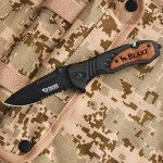 Custom Engraved Pocket Knife for Hunting and More