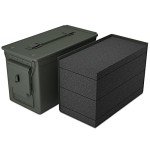 Waterproof 50 Cal Tactical Metal Ammo Can