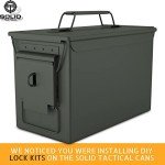 Waterproof 50 Cal Tactical Metal Ammo Can