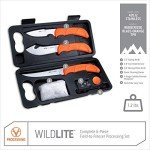 WildLite 6-Piece Field to Freezer Game Knife Set