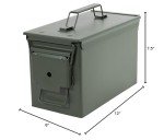 Lockable Waterproof .50 Cal Ammo Storage Box