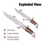 Mossy Oak Fixed Blade Bowie Knife with Sheath