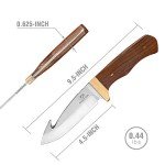 Mossy Oak 9.5-inch Fixed Blade Gut Hook Knife