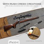 Portable Waxed Canvas Gun Cleaning Mat with Handle