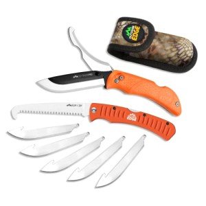 RazorPro Folding Hunting Knife with Bone Saw