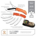 RazorPro Folding Hunting Knife with Bone Saw