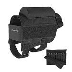 Adjustable Tactical Rifle Buttstock with Cheek Pad