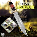 Handmade Crocodile Dundee Bowie Knife with Sheath