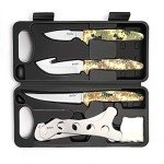 GVDV 6-Piece Hunting Knife Set with Gut Hook