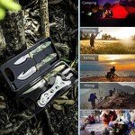 GVDV 6-Piece Hunting Knife Set with Gut Hook