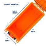Sheffield 12680 Orange Ammo Storage Box