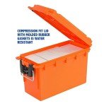 Sheffield 12680 Orange Ammo Storage Box