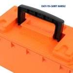 Sheffield 12680 Orange Ammo Storage Box