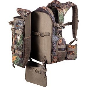 BLISSWILL 40L Camouflage Hunting Backpack with Padded Weapon