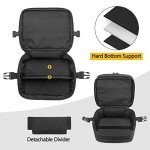 GOBUROS Tactical Pistol Magazine Storage Bag with 5 Slots