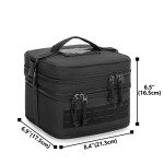 GOBUROS Tactical Pistol Magazine Storage Bag with 5 Slots