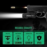 Gmconn 1200 Lumen Handheld Flashlight