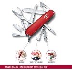 Victorinox Swiss Army Climber Pocket Knife - Red