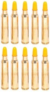 10-Pack Inert .223 REM Trainer Dummy Rounds