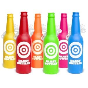 6 Pack Shatterproof Shooting Targets with Rope