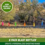 6 Pack Shatterproof Shooting Targets with Rope