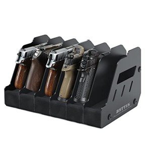 BSTTEK Foam Gun Rack for 6 Handguns