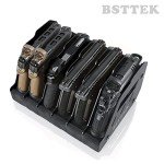 BSTTEK Foam Gun Rack for 6 Handguns
