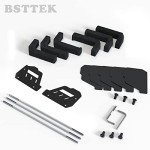 BSTTEK Foam Gun Rack for 6 Handguns
