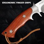 QIXENIO M390 Steel Fixed Blade Hunting Knife