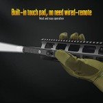 Tactical 1600 Lumens Rifle Flashlight with Pressure Switch