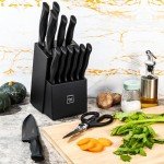 15-Piece Self-Sharpening Kitchen Knife Set