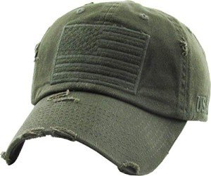 USA Flag Patch Tactical Military Baseball Cap