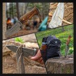 10" Damascus Hunting Knife with Walnut Handle