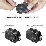 500 Lumen Tactical Flashlight and Laser Combo