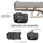 500 Lumen Tactical Flashlight and Laser Combo