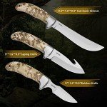 15-Piece Hunting Knife Set for Game Processing