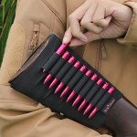 Tourbon Adjustable Black Elastic Rifle Cartridge Holder