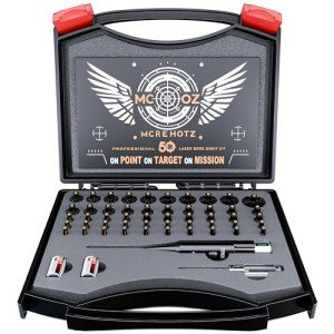 Laser Bore Sighting Kit with 50 Adapters