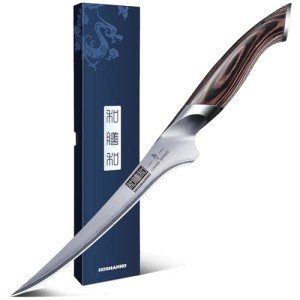 HOSHANHO 7-Inch High Carbon Steel Fillet Knife